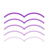 purple ripple icon